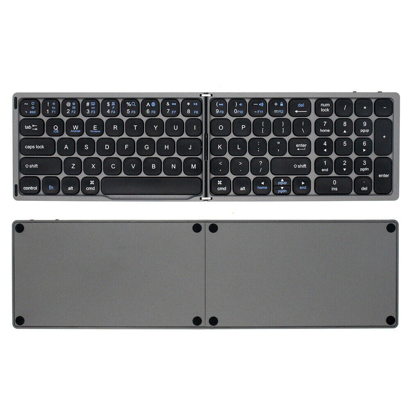 Folding Keyboard Bluetooth Wireless Keypad For iOS Android Windows iPad Tablet