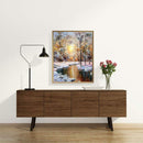 DIY Diamond Painting Kits Full Round Drill Sunset Woods Mosaic Home Decorat