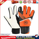 Kids Soccer Football Goalkeeper Gloves Finger Protection Gloves (Orange 6) Newly