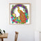 Mosaic Part Drill Special Shaped DIY Flower Peafowl Picture 5D Diamond Painting