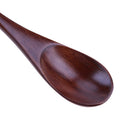 Wooden Spoon Tableware Honey Mixing Spoon Coffee Spoon(Khaki thread)
