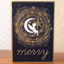 Angel on Moon Metal Cutting Dies Scrapbook Embossing Paper Craft Card Cut I2J9