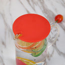 10pcs Tea Mug Cover Heat-Resistant Teapot Glass Cup Infuser Lids(White)