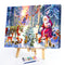 Santa Claus with Animal Oil Paint By Numbers Drawing DIY Home Decoration Gifts