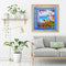 Frameless Oil Paint By Numbers Window Scenery DIY Canvas Picture Craft Kit Newly