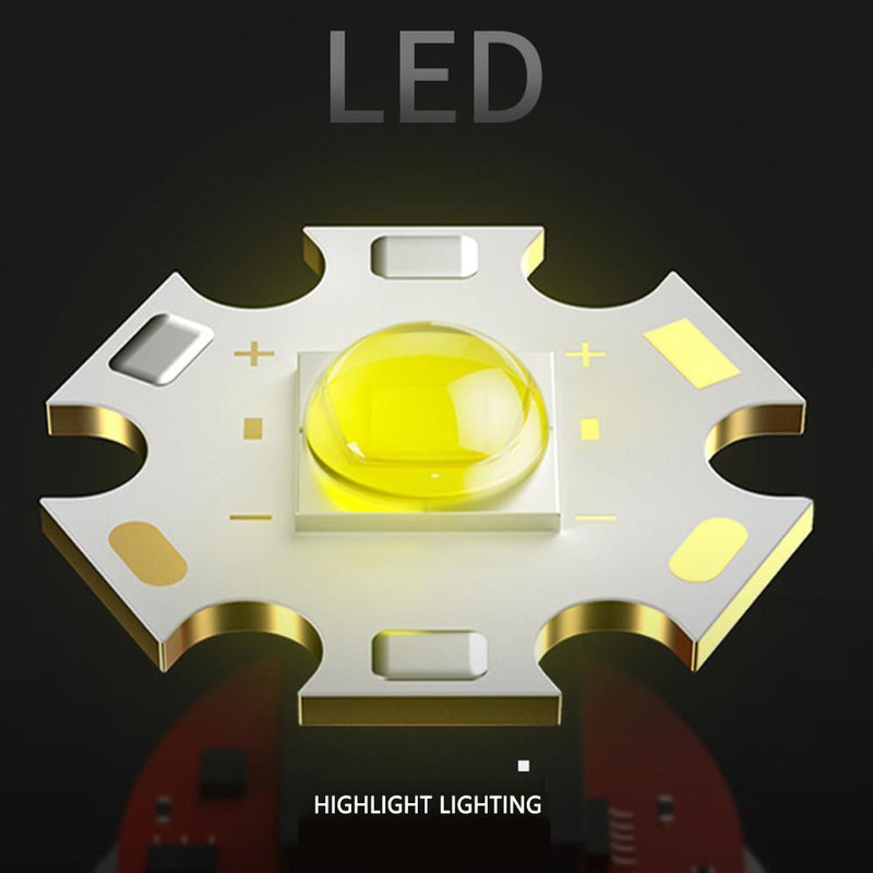 COB LED Sensor Headlamp Waterproof Headlight Clip-on Cap Torch Light (Blue)