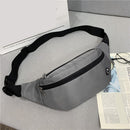 Fashion Mobile Phone Bags Solid Color Chest Bags Unisex Multi Pocket for Outdoor