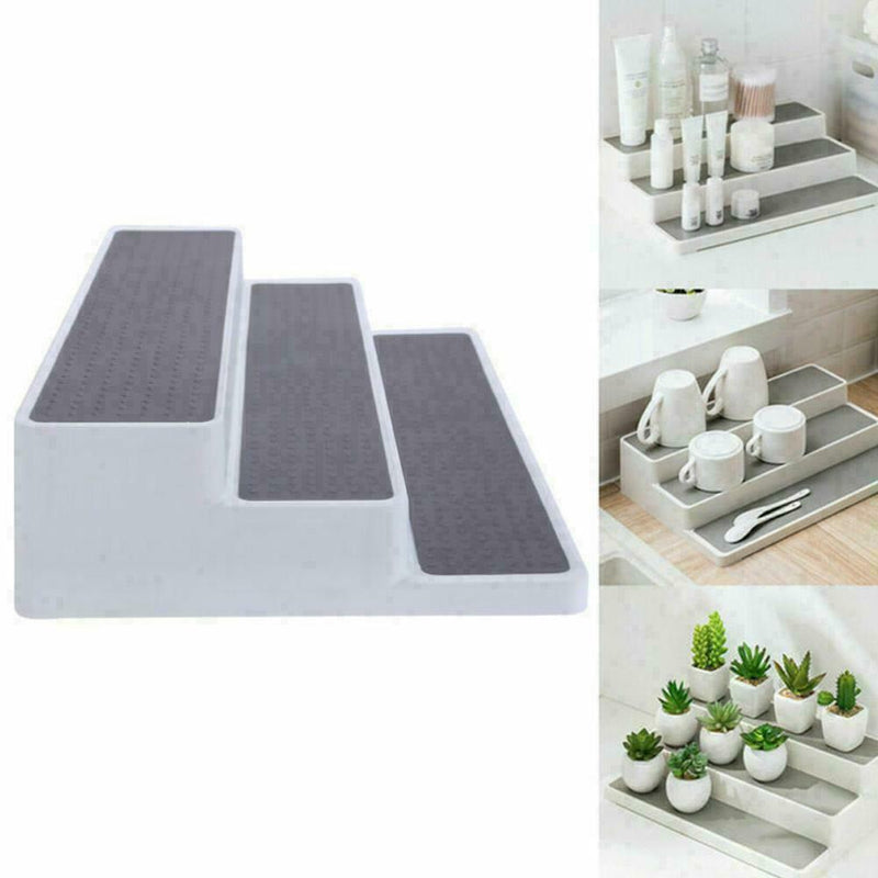 Shelf Jar Rack Holder Cupboard Organiser Storage Food Kitchen Home A2H7 U9B5