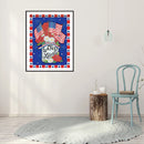 Diamond Painting Flag Full Round Drill Picture of Rhinestone DIY Drawing Kit