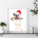 Christmas Puppy Oil Paint By Numbers DIY Coloring Picture for Adults Children