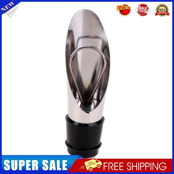 2 in 1 Stainless Steel Red Wine Stopper Pour Funnel Fresh Wine Stopper Tool