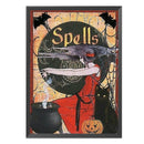 Full Cross Stitch 11CT Halloween Witch Printed Wall Art Crafts Home Decorations