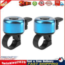 2pcs Universal MTB Bike Bell Warning Bicycle Handlebar Ring Bells (Blue) Newly