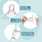 Grade Silicone Frosted Clear Nipple Everters with Storage Case Nipple Protector