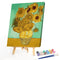 Art Hand Painted Oil Paint By Numbers Colorful Flowers Digital Drawing Decor