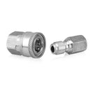 NPT 3/8 inch Quick Connect Fitting Pressure Washer Connector Adapter Set