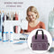 Mini Sewing Machine Handbags Crochet Woolen Yarn Storage Bags (Purple) Newly