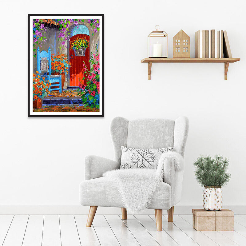 11CT Full Cross Stitch Landscape DIY Printed Wall Art Home Decoration Craft