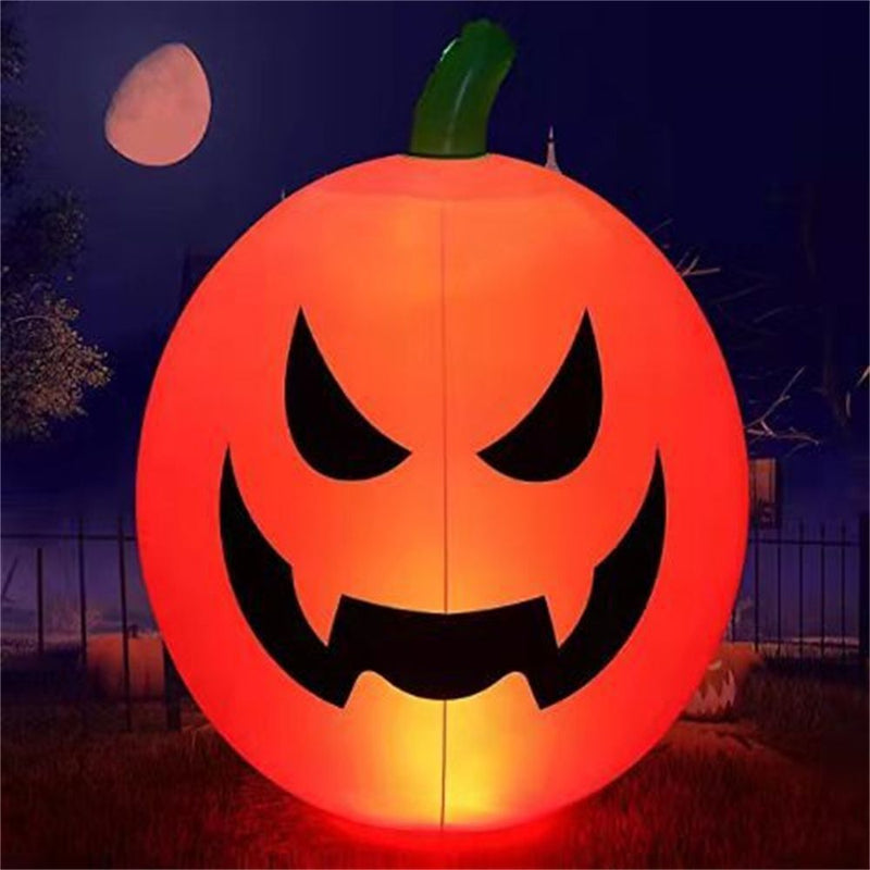 Yard Halloween Inflatables Pumpkin RGB LED Lights For Holiday Party Yard Garden