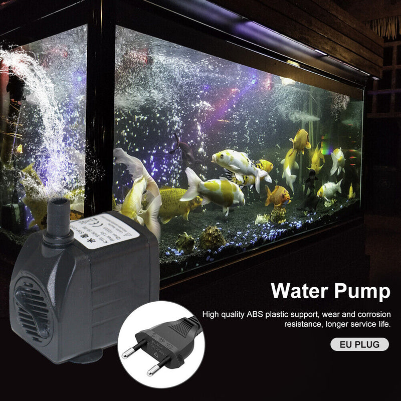 1000L/H 15W Submersible Aquarium Ultra-quiet Landscape Fish Tank Pond Water P