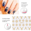1 Set Sexy Nail Stickers DIY Nail Art Decoration Metal Color Manicure Tools