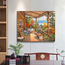Corridor Oil Paint By Numbers Kit DIY Acrylic Painting on Canvas Frameless