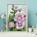 #A DIY Diamond Drawing Kit Flower Series 5D Full Round Drill Wall Art Crafts Mos