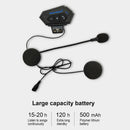 FM Radio Motorcycle Intercom BT-12 Wireless Bluetooth Headphone Helmet Headset