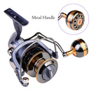 Spool Spinning Fishing Reel Ball Bearings Carp Saltwater Bass Wheel (4000) Newly