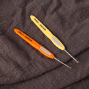 10pcs Plastic Handle Aluminum Crochet Hooks Yarn Knitting Needle Set for Sw