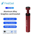 FinalCool XKZ712 Vertical Magnetic Graphics Card Holder Jack (Red Black)