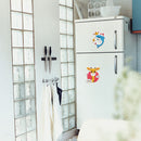2pcs DIY Refrigerator Magnet Diamond Drawing Full Round Drill Dolphin (BXT-2)
