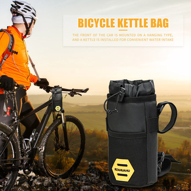 Bicycle Insulated Water Bottle Holder Pouch Bike Handleable Kettle Storage Bags