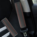 2x Car Seat Belt Cover Strap Pad Shoulder Comfort Cushions Accessories Black Re#