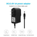 DC12.6V 1A 18650 Lithium Battery Charger 5.5x2.1mm Adapter Charger (US) Newly