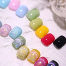 Glitter 8ml Rainbow Cat Eye Nail Gel Holographic Glitter Magnetic Gel