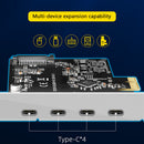 MAIWO KC019 PCIE to Type-C USB 3.1 Expansion Card Adapter Docking Station
