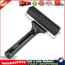 Black Rubber Roller Brush Rubber Roller DIY Painting Craft Tools(10cm) Newly