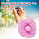 100pcs Portable Disposable Caps Women Men Bath Caps for Traveling (Pink) Newly