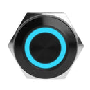 16 Waterproof mm Self Reset Metal Computer Pushbutton with Light