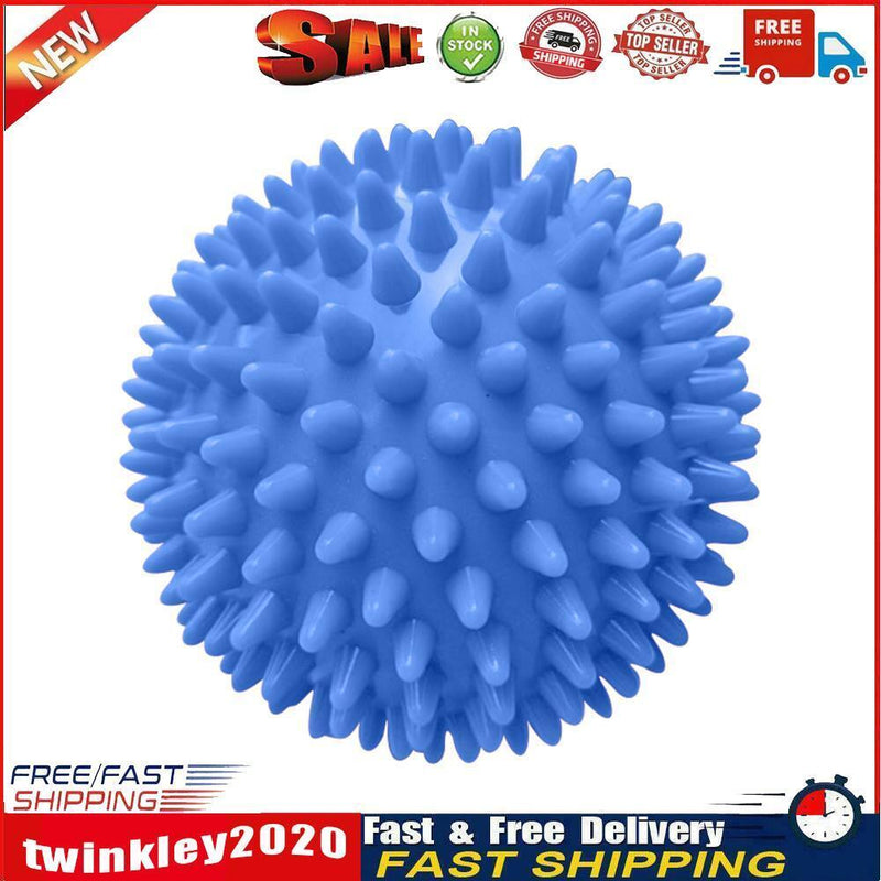 PVC Spiky Massage Ball Fitness Muscle Hedgehog Physiotherapy (Light Blue) Newly