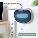 Punch-free Plug Fixer Self-Adhesive Socket Wire Organizer Power Strip Shelf
