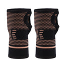 Wrist Brace Guard Sports Fitness Compression Wrap Elastic Hand Gloves (S)