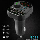 Car Kit Bluetooth Receiver FM Transmitter Dual USB Cigarett Lighter Charger C1K7