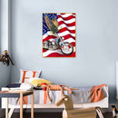 5D Diamond Painting Kit DIY eagle motorcycle Full Round Drill Home Decorati