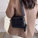 #A Simple 2 in 1 Messenger Bags Small Zipper Crossbody Handbags for Travel Shopp