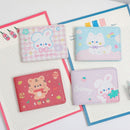 Cartoon Tiger Rabbit Bank Cards Driver License Card Holder Name Cards Purse
