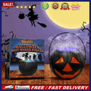 Halloween Jar Atomizing Light Holiday Party Prop Witch Fog Machine for Bar House