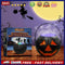 Halloween Jar Atomizing Light Holiday Party Prop Witch Fog Machine for Bar House