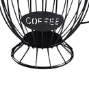 Universal Coffee Capsule Pod Storage Basket Coffee Cup Organizer (Black) Newly